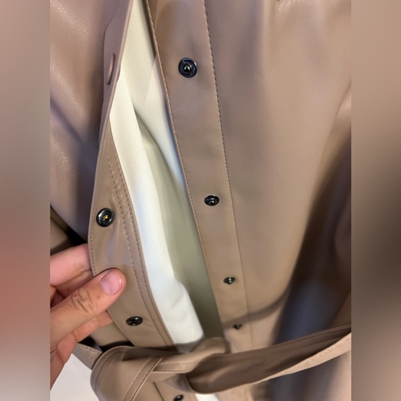 HM leather dress with belt - Picture 2 of 3